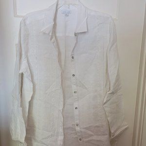 J Jill 100% Linen Blouse